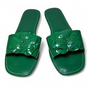 KATE SPADE Santana Slide Sandal, Green Bean, Size 7, NWOB